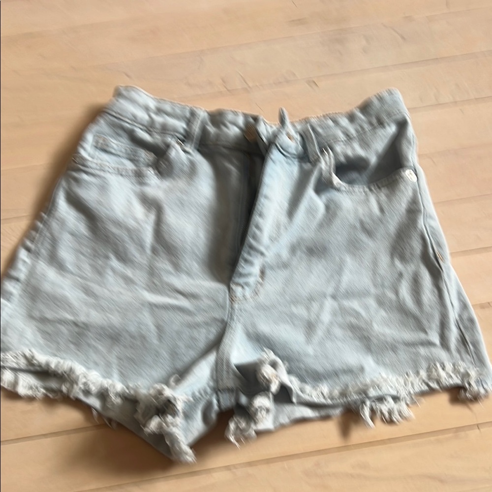 Light Blue Denim Women's Shorts